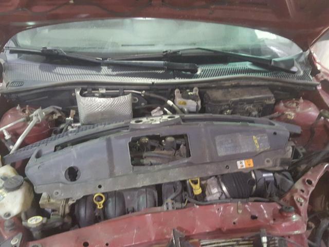 1FAHP36N29W242842 - 2009 FORD FOCUS SES RED photo 7