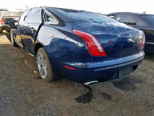 SAJWA2GB1BLV15831 - 2011 JAGUAR XJL BLUE photo 3