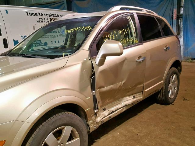 3GSCL53728S644893 - 2008 SATURN VUE XR GOLD photo 9