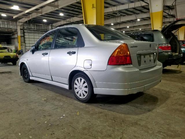 JS2RA62S375354801 - 2007 SUZUKI AERIO GRAY photo 3