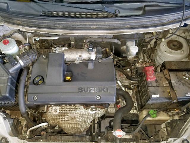 JS2RA62S375354801 - 2007 SUZUKI AERIO GRAY photo 7