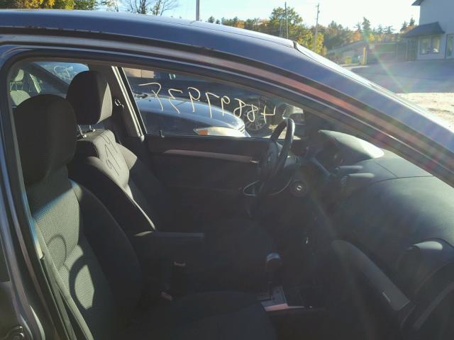 KL1TD56E99B306169 - 2009 CHEVROLET AVEO LS GRAY photo 5