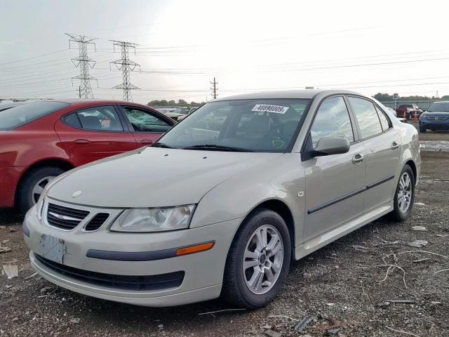 YS3FD49Y561131614 - 2006 SAAB 9-3 BEIGE photo 2