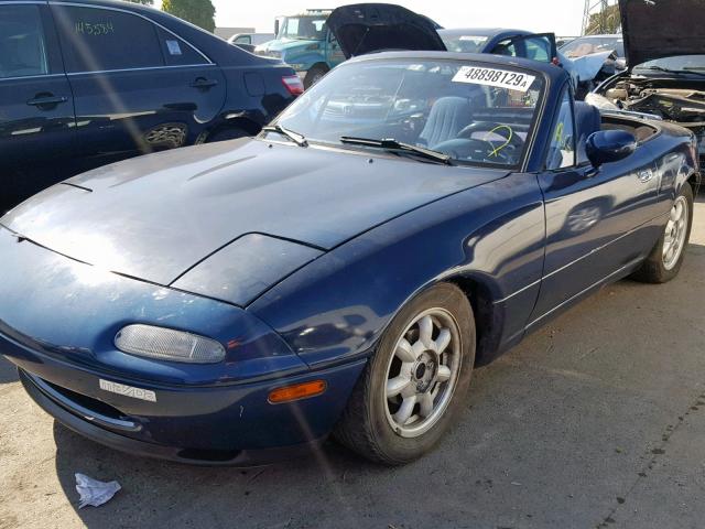 JM1NA3510L0153715 - 1990 MAZDA MX-5 MIATA BLUE photo 2