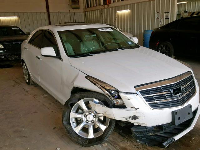 1G6AA5RA3F0138816 - 2015 CADILLAC ATS WHITE photo 1