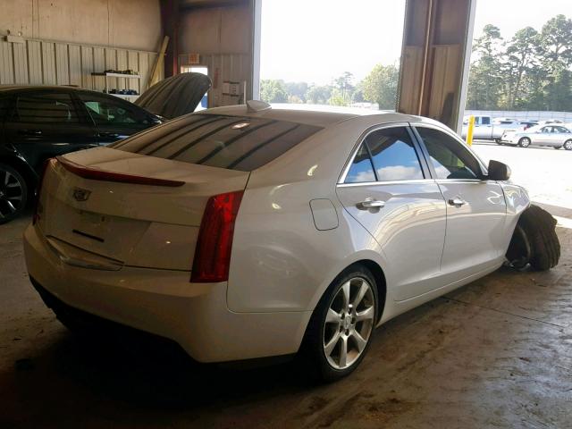 1G6AA5RA3F0138816 - 2015 CADILLAC ATS WHITE photo 4