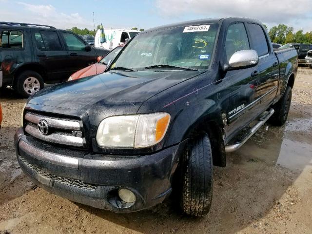 5TBET34135S470375 - 2005 TOYOTA TUNDRA DOU BLACK photo 2