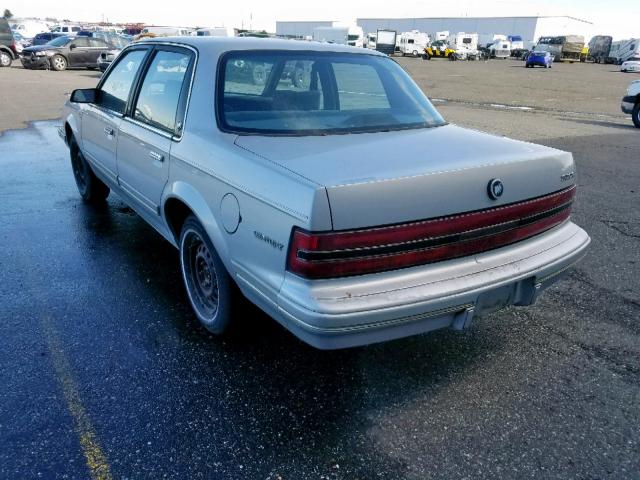 1G4AG55N0P6493490 - 1993 BUICK CENTURY SP BLUE photo 3