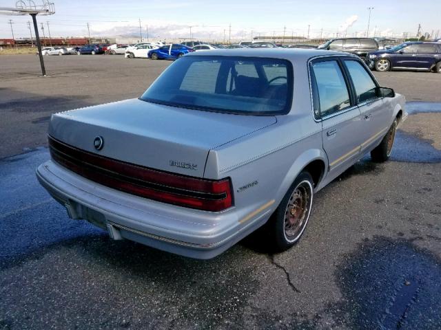 1G4AG55N0P6493490 - 1993 BUICK CENTURY SP BLUE photo 4