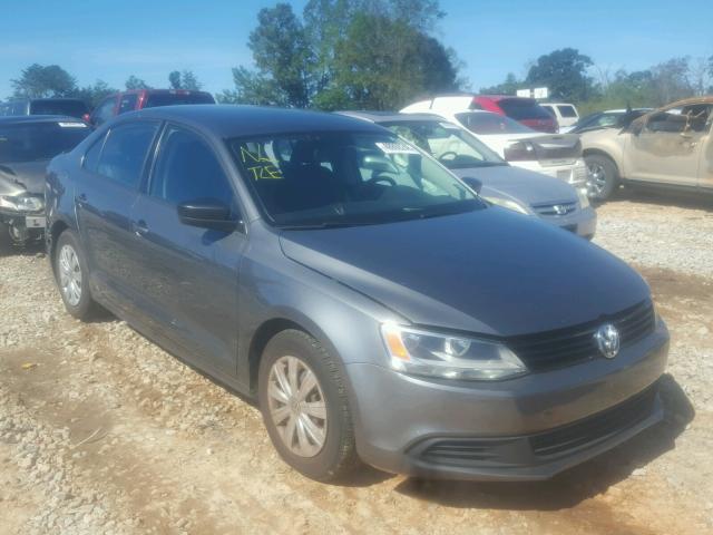 3VW2K7AJ7BM055965 - 2011 VOLKSWAGEN JETTA BASE GRAY photo 1