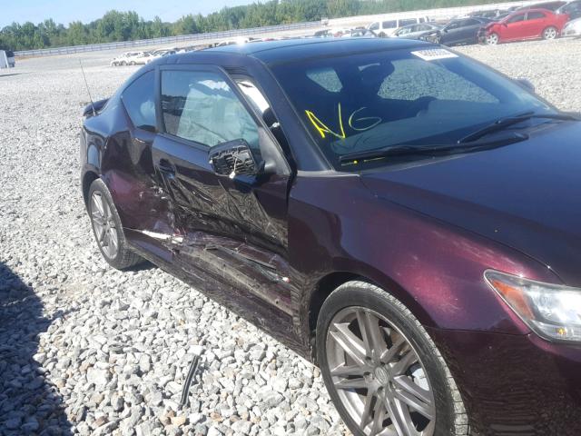 JTKJF5C75C3031121 - 2012 TOYOTA SCION TC 栗色 照片 9