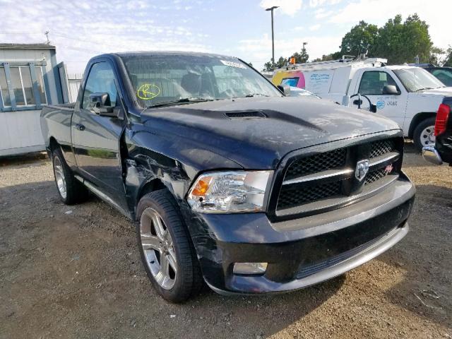 3C6JD6CT2CG162978 - 2012 DODGE RAM 1500 S BLACK photo 1