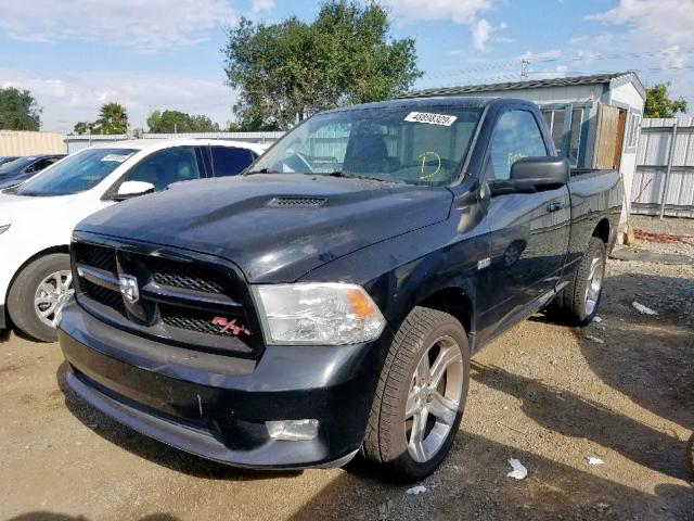 3C6JD6CT2CG162978 - 2012 DODGE RAM 1500 S BLACK photo 2