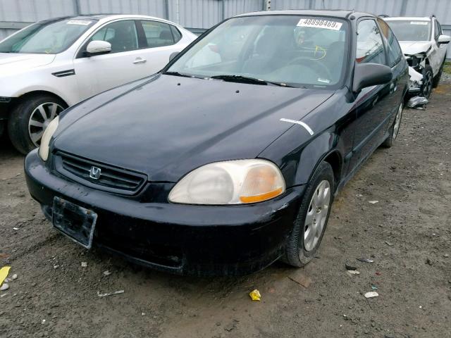 2HGEJ6436WH003078 - 1998 HONDA CIVIC DX BLACK photo 2