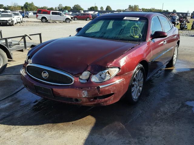 2G4WE587271176312 - 2007 BUICK LACROSSE C MAROON photo 2