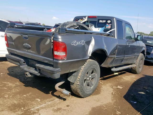 1FTZR45E36PA75249 - 2006 FORD RANGER SUP GRAY photo 4