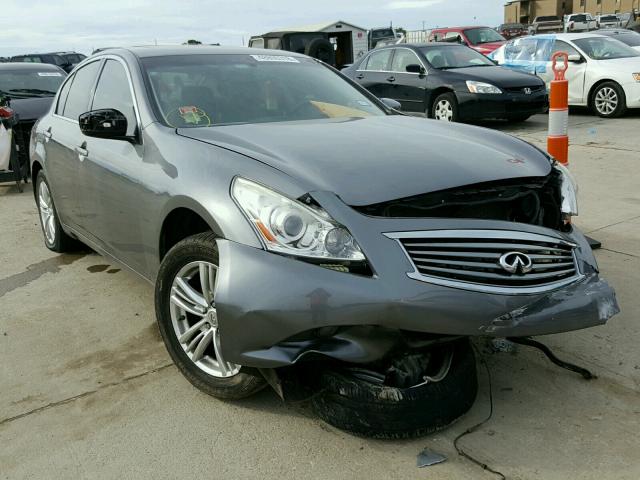 JN1CV6AP0DM723166 - 2013 INFINITI G37 BASE GRAY photo 1