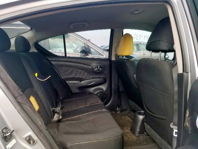 3N1CN7AP0EL838688 - 2014 NISSAN VERSA S GRAY photo 6