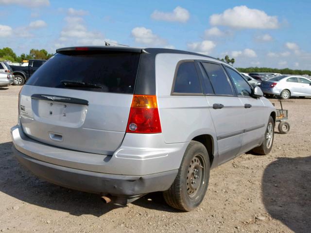 2A8GM48L27R129701 - 2007 CHRYSLER PACIFICA SILVER photo 4