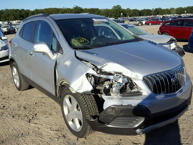 KL4CJASBXFB268379 - 2015 BUICK ENCORE SILVER photo 1