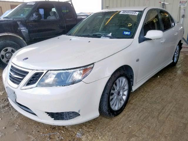 YS3FB49Y781140324 - 2008 SAAB 9-3 2.0T WHITE photo 2