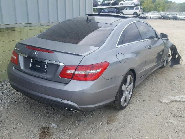 WDDKJ7CB9AF040075 - 2010 MERCEDES-BENZ E 550 GRAY photo 4