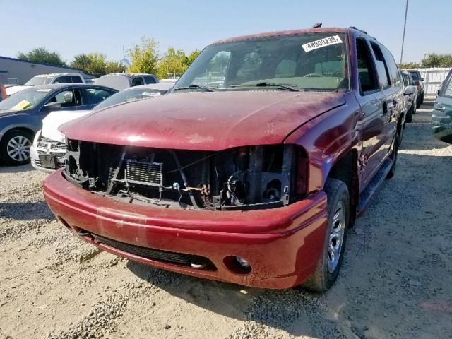 1GKFK66U44J130708 - 2004 GMC YUKON XL D BURGUNDY photo 2