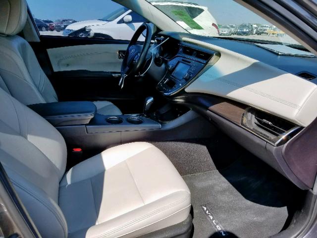 4T1BK1EB8GU202442 - 2016 TOYOTA AVALON XLE GRAY photo 5