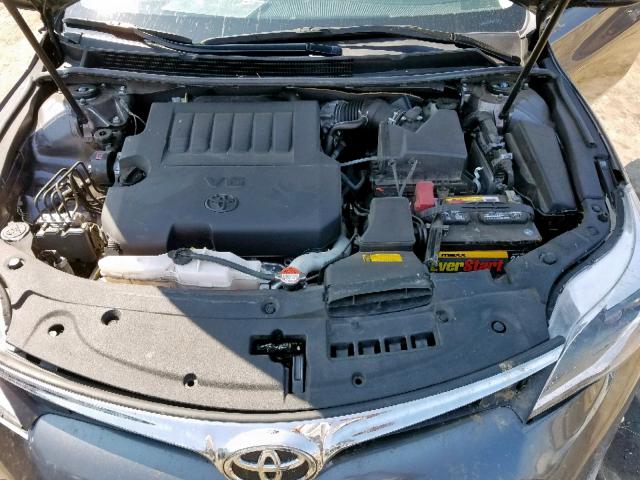 4T1BK1EB8GU202442 - 2016 TOYOTA AVALON XLE GRAY photo 7