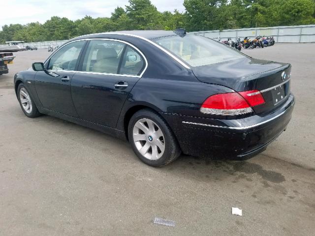 WBAHN83567DT66491 - 2007 BMW 750 BLACK photo 3