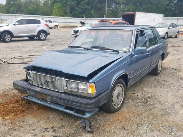 YV1GX8745G2008900 - 1986 VOLVO 760 GLE BLUE photo 2