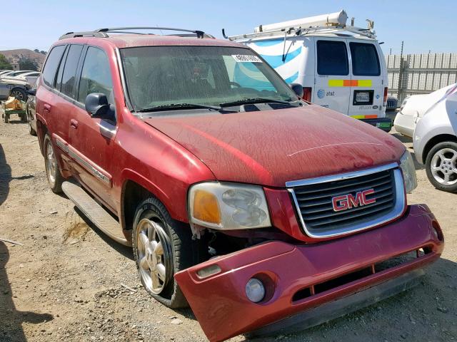 1GKDS13S622481608 - 2002 GMC ENVOY RED photo 1