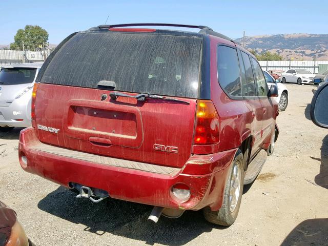 1GKDS13S622481608 - 2002 GMC ENVOY RED photo 4