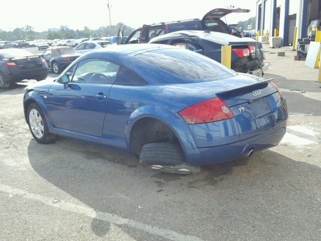 TRUSC28N831014700 - 2003 AUDI TT BLUE photo 3