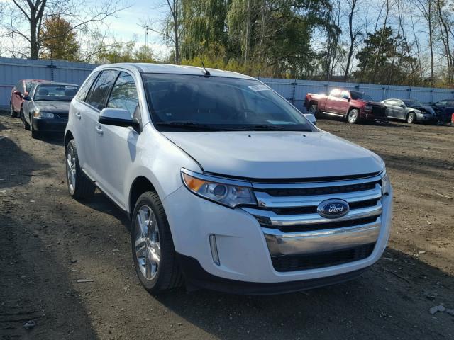 2FMDK3KC7EBA33373 - 2014 FORD EDGE LIMIT WHITE photo 1