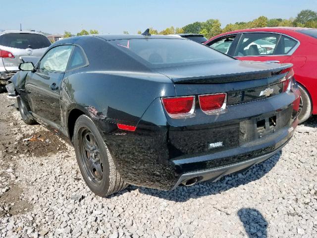 2G1FA1E34D9171502 - 2013 CHEVROLET CAMARO LS BLACK photo 3