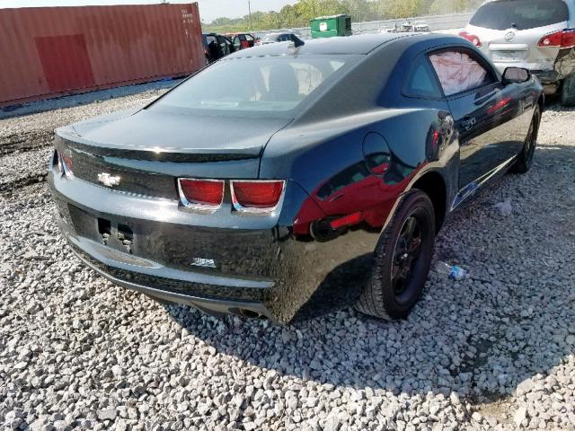 2G1FA1E34D9171502 - 2013 CHEVROLET CAMARO LS BLACK photo 4