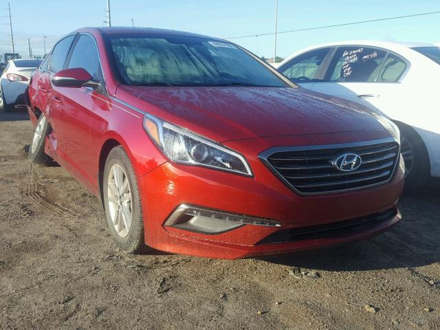 5NPE24AA6FH137096 - 2015 HYUNDAI SONATA ECO BURGUNDY photo 1