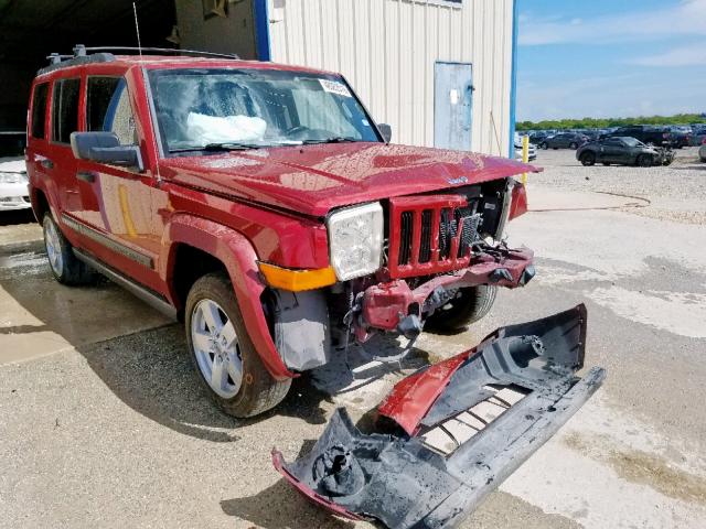 1J8HH48N56C254287 - 2006 JEEP COMMANDER წითელი ფოტო 1