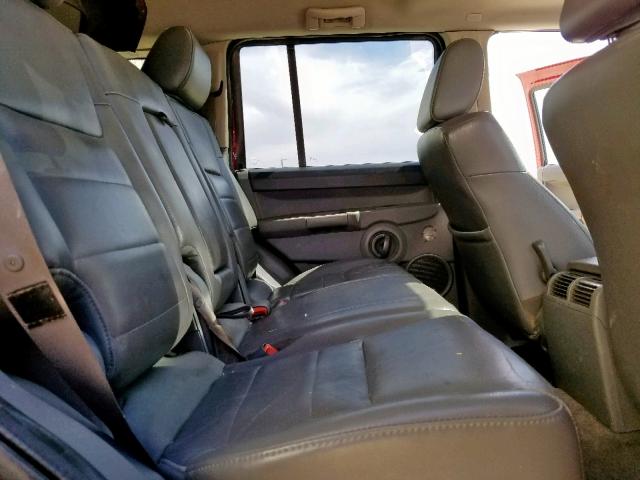1J8HH48N56C254287 - 2006 JEEP COMMANDER წითელი ფოტო 6