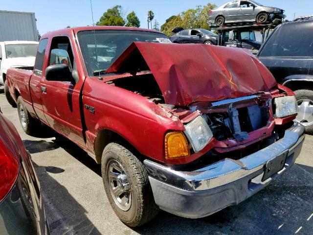 1FTYR44U35PA05348 - 2005 FORD RANGER SUP RED photo 1