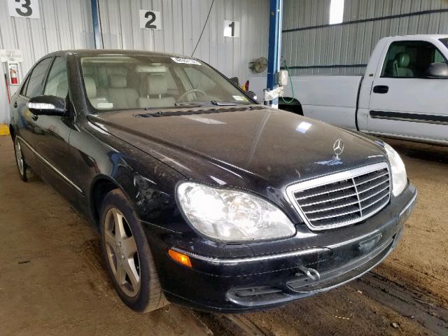 WDBNG75J55A444650 - 2005 MERCEDES-BENZ S 500 BLACK photo 1