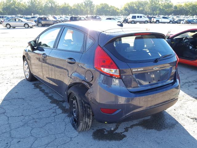 3FADP4TJ4DM185493 - 2013 FORD FIESTA S GRAY photo 3