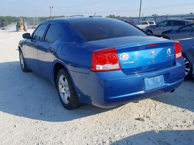 2B3KA33VX9H595772 - 2009 DODGE CHARGER SX BLUE photo 3