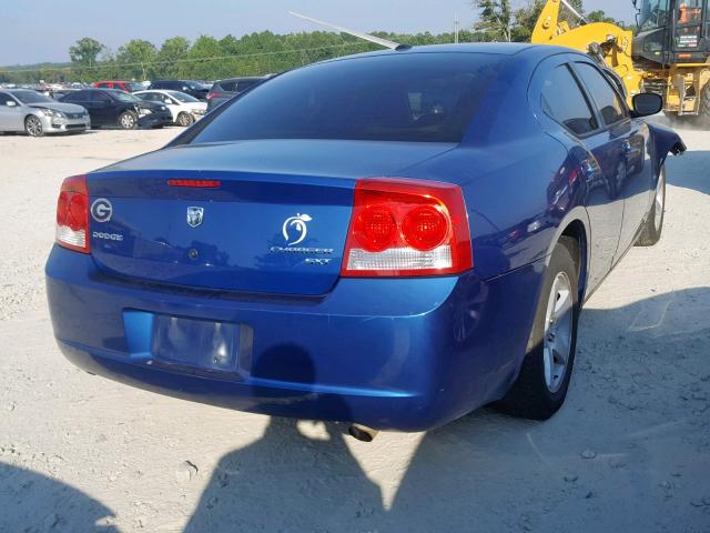 2B3KA33VX9H595772 - 2009 DODGE CHARGER SX BLUE photo 4