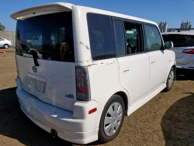 JTLKT324364117398 - 2006 TOYOTA SCION XB თეთრი ფოტო 4