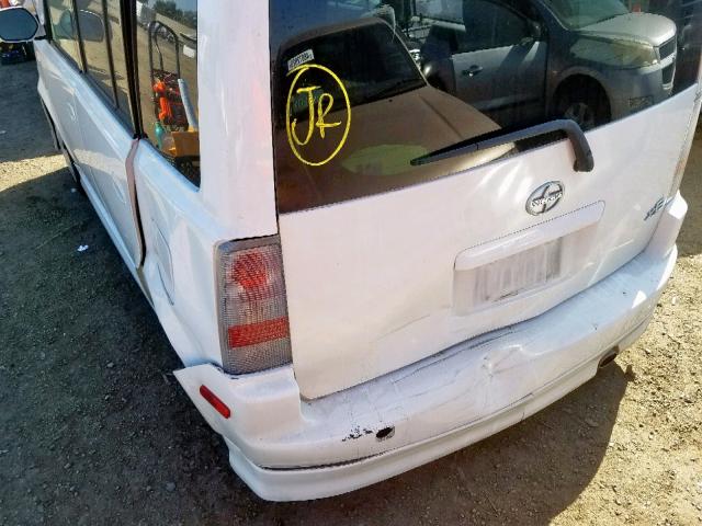 JTLKT324364117398 - 2006 TOYOTA SCION XB თეთრი ფოტო 9