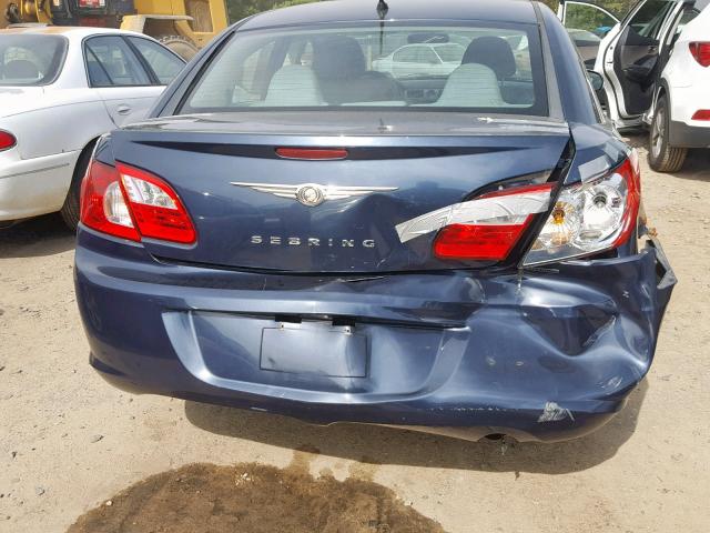 1C3LC56K97N543259 - 2007 CHRYSLER SEBRING TO BLUE photo 9