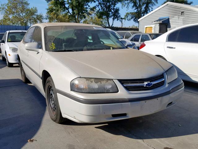 2G1WF52E449443366 - 2004 CHEVROLET IMPALA WHITE photo 1