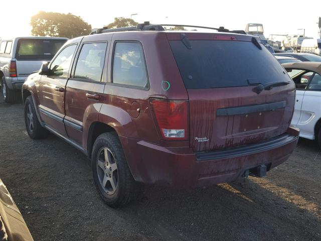 1J8GS48K27C657681 - 2007 JEEP GRAND CHER RED photo 3